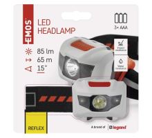 Čelovka na 3x AAA, 1+2x LED 1W (1)