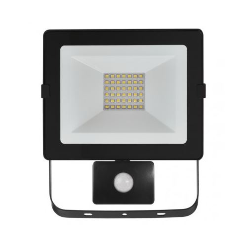 LED reflektor HOBBY SLIM s PIR, 30W neutrálna biela