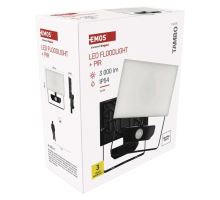LED reflektor TAMBO se senzorem pohybu, 30 W, 3000 lm, černý (16)