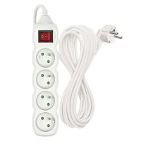 Prodlužovací kabel s vypínačem – 4 zásuvky, 7m, bílý (2)