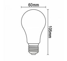 LED Filament BIELÝ 9W - A60 / E27 / 4000K - ZWF202 (1)