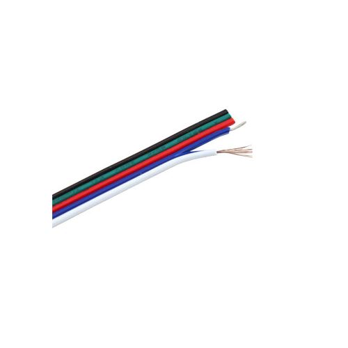 Plochý RGBW kabel 5 x 0,3 mm2, AWG24