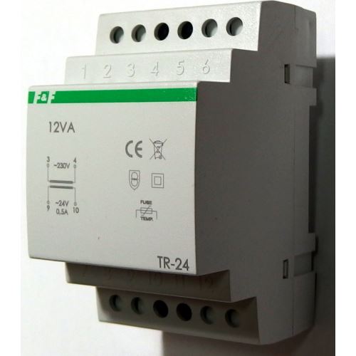 Zvonkové trafo TR24  24V 0,5A 12VA