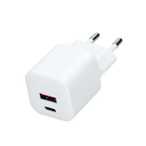 Solight USB-C + USB-A Fast Charger GaN 20W PD