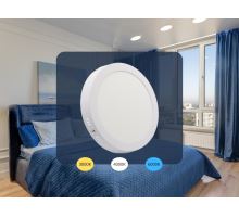 LED přisazený panel 18W / PRSF / SMD / CCT / WH - LPL334