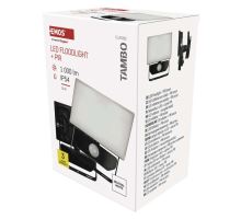 LED reflektor TAMBO se senzorem pohybu, 10 W, 1000 lm, černý (1)