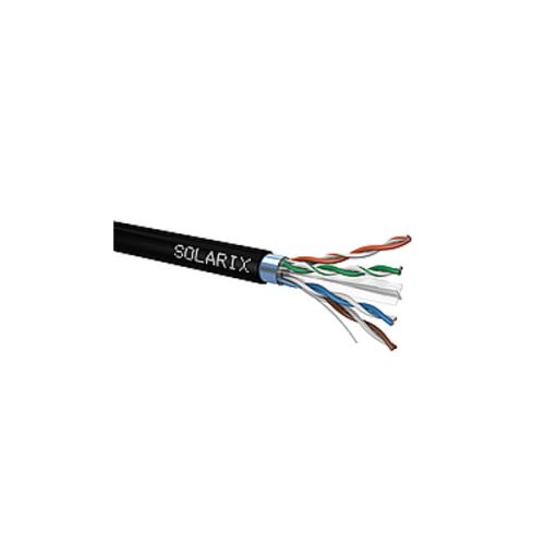 Kabel FTP Cat.6 PE drát černá