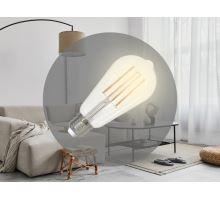 LED žárovka / filament 11W - ST64 / E27 / 3000K - ZLF915D (4)