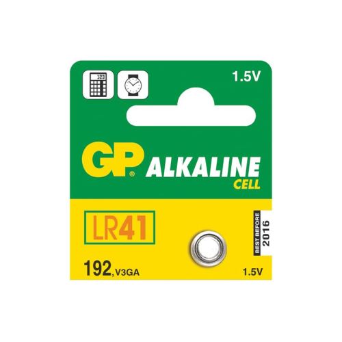 Baterie LR41 (192) GP alkalická