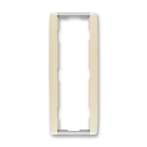 Rámček trojnásobný, zvislý, slonová kosť / ľadová biela, ABB, Element 3901-A00131 21