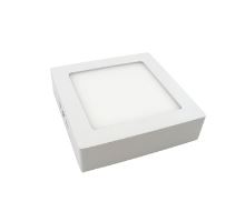 LED svietidlo prísahe, štvorcové, 12W, 3500 K, strieborné