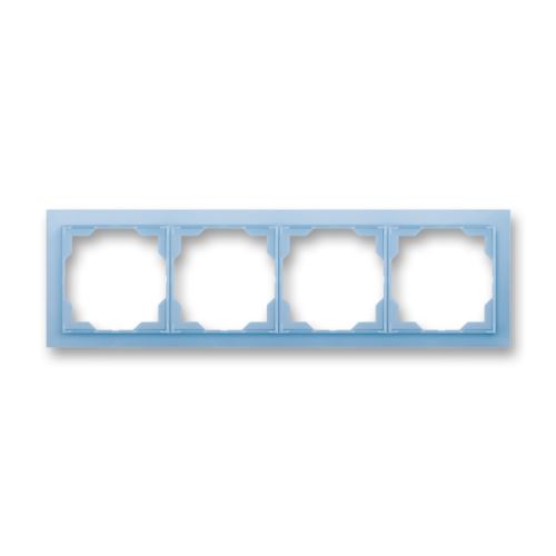 Rámček štvornásobný, ľadová modrá, ABB Neo 3901-A00140 41