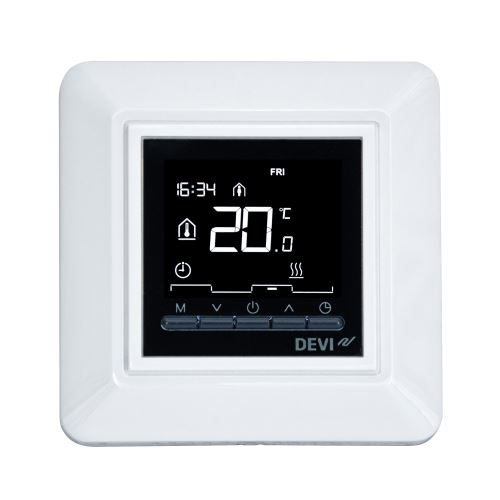 Devireg OPTI devireg ™ Opti, programovateľný termostat, biela farba, odtieň RAL 9010