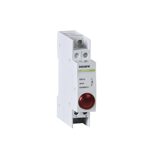 Ex9PD1r 230V AC/DC Světelné návestí, 230V AC/DC, 1 červená LED Noark