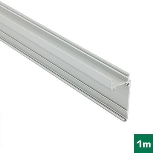 AL profil FKU59 BCD pre LED, bez plexi, 1m, elox