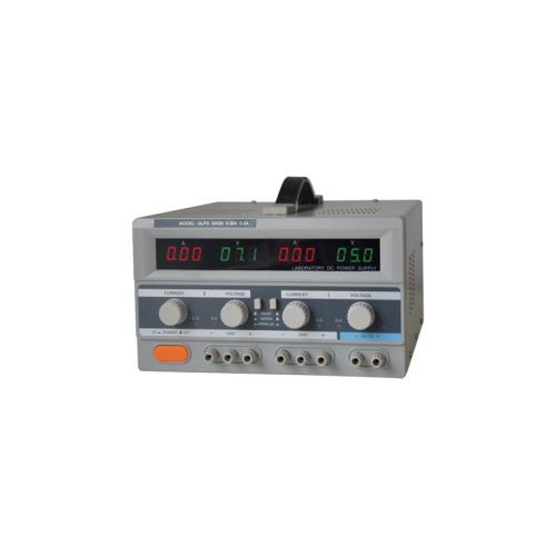 Zdroj laboratorní Geti GLPS 3003E 2x0-30V/ 0-3A+ (5V-3A)