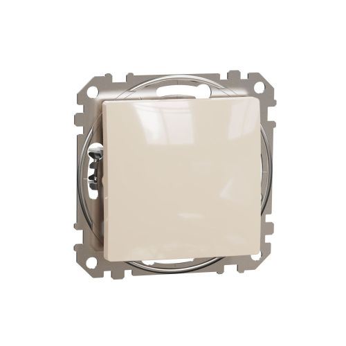 Sedna Design spínač 6 střídavý bezšroubový béžová