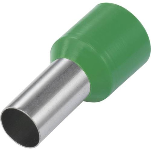 Dutinka lisovací izolovaná DI  0,34-6 zelená