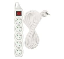 Prodlužovací kabel s vypínačem 5 zásuvek 10m 3x 1,5mm (2)