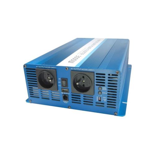 Měnič napětí CARSPA SK3000 12V/230V 3000W čistá sinusovka