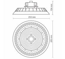 LED svítidlo UFO 100W / IP65 / 5000K - LU321 (5)