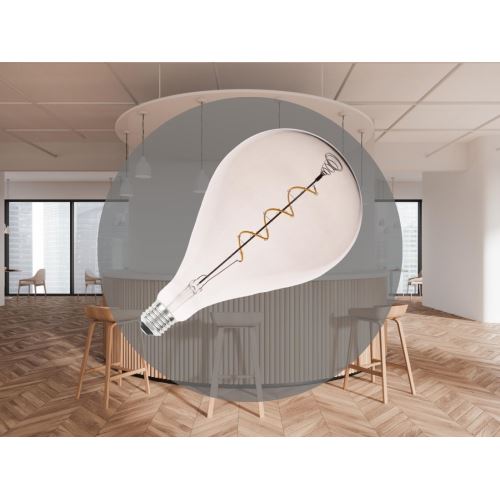 LED Filament SPIRAL 4W SMOKE - A165 / E27 / 2000K - ZSF114