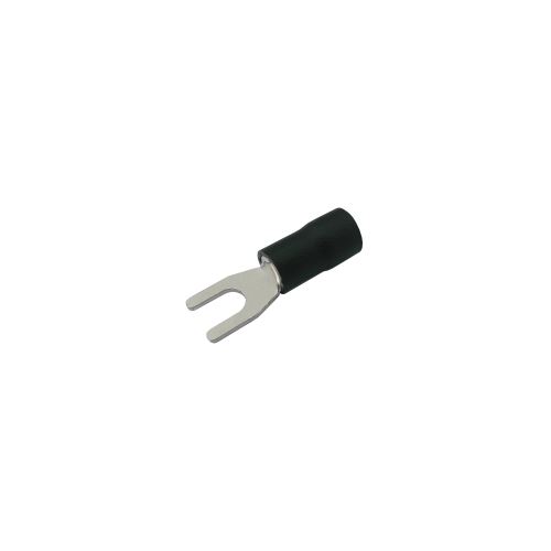 Vidlička 4.3mm, vodič 2.5-4.0mm černá