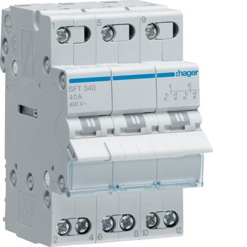 PREPINAC SITI SFT340 (I-0-II) 3P/40A HAGER