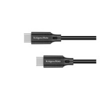 Kábel KRUGER & MATZ KM1261 Basic USB-C/USB-C 2,5m Kábel KRUGER & MATZ KM1261 Basic USB-C/USB-C 2,5m
