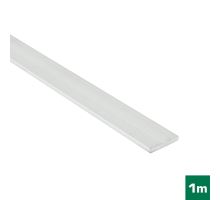 AL profil FKU99 pro LED, plochý, 15x2 mm, 1m, surový