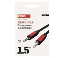 JACK kabel 3,5mm stereo, vidlice - 3,5mm vidlice 1,5m (3)