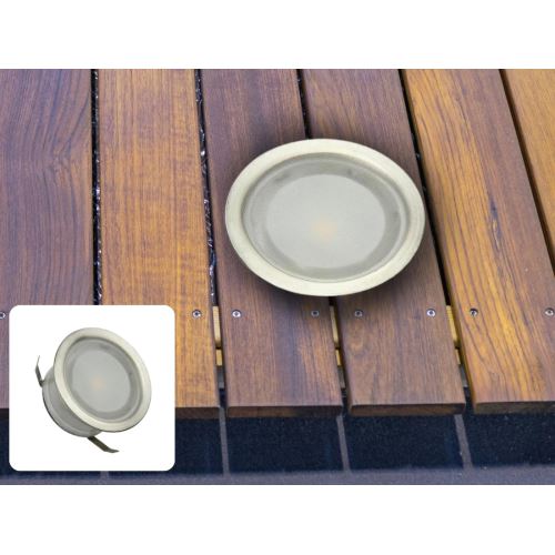 LED podlahové svítidlo 0,4W / IP67 FL104 / 4000K - LFL123