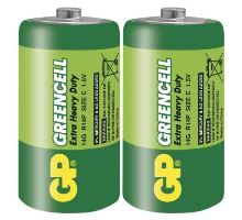 Zinková baterie GP Greencell C (R14) (1)