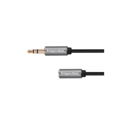 Kabel Jack 3,5mm konektor/Jack 3,5mm zdířka 1m KRUGER & MATZ KM1229 Basic