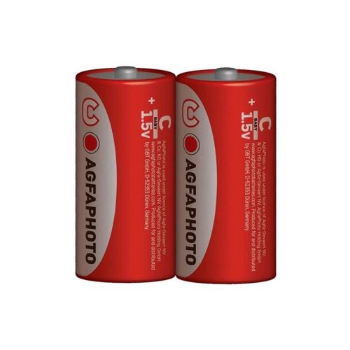 Baterie C (R14) Zn AGFAPHOTO 2ks / shrink