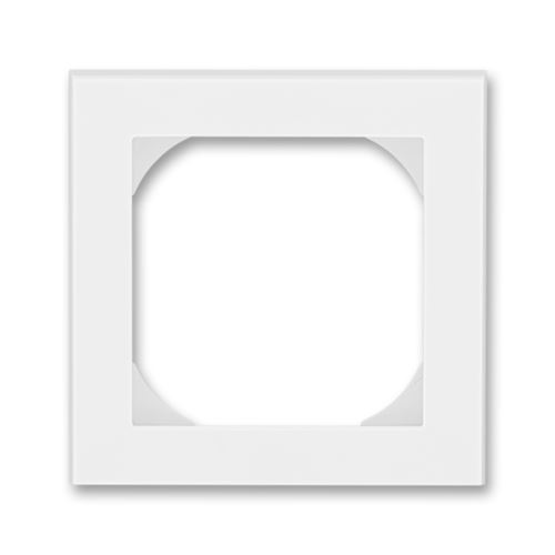 Rámeček jednonásobný s otvorem 55x55, bílá/ledová bílá, ABB Levit 3901H-A05510 01