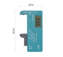 Univerzálny tester batérií AA, AAA, C, D, 9V, gombíkové (11)