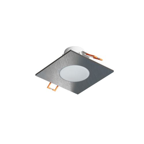 SPOTLIGHT IP65 SQUARE 4000K stříbrná broušená