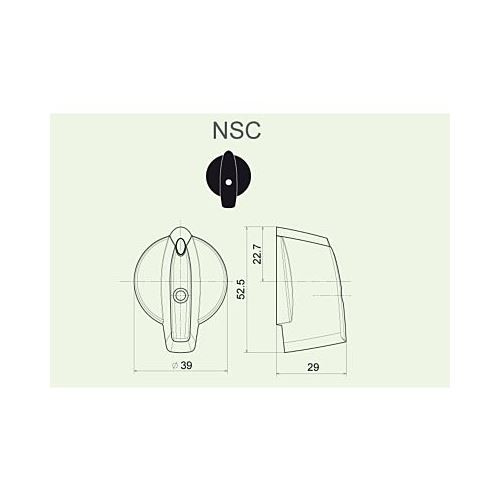 Šipka střední černá VSN 10/16 NSC/5