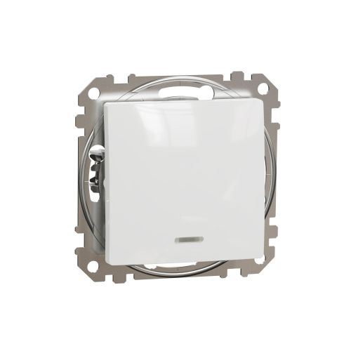 Sedna Design spínač 1So bezšroubový bílá