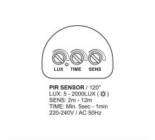 LED reflektor + PIR 24W / 4000K - LFX221 (16)