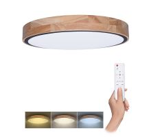 Solight LED osvětlení s dálkovým ovladačem Iron Oak, 48W, 3360lm, 40cm, změna chromatičnosti, stmívatelné Solight LED osvětlení s dálkovým ovladačem Iron Oak, 48W, 3360lm, 40cm, změna chromatičnosti, stmívatelné