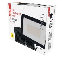 LED reflektor INOVO s pohybovým čidlem, 50W neutrální bílá