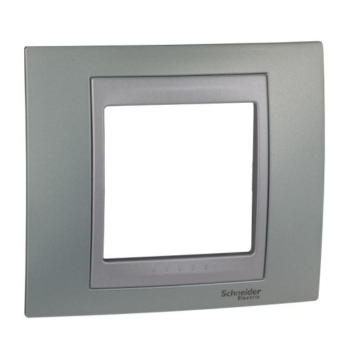 Top rámeček 1-násobný Fluor Green/Aluminium