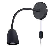 Solight LED nástenná lampička, stmievateľná, 4W, 280lm, 3000K, čierna Solight LED nástenná lampička, stmievateľná, 4W, 280lm, 3000K, čierna