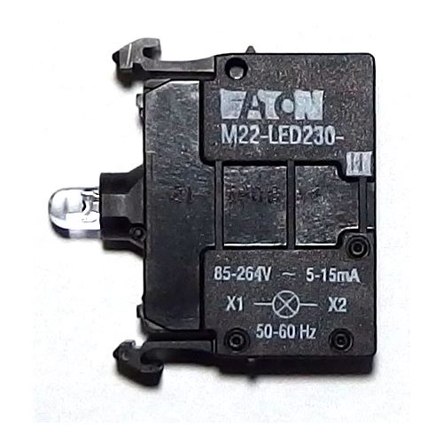 M22-LED230-W 230V kontrolka (bílá)