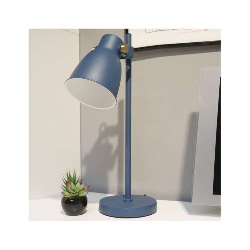 Stolová lampa JULIAN na žiarovku E27, modrá