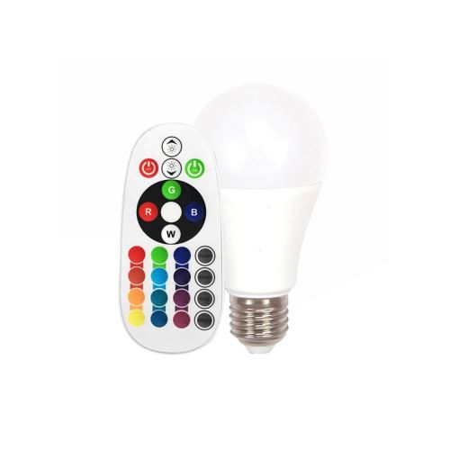 Žiarovka LED A60 E27 6W RGB + ovládač
