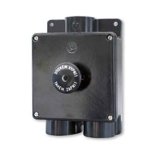 Spínač trojpólový stiskací IP 55 nástěnný ABB 35363-81