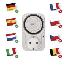 Časovač SCHUKO – mechanická spínací zásuvka TS-MD31 (3)